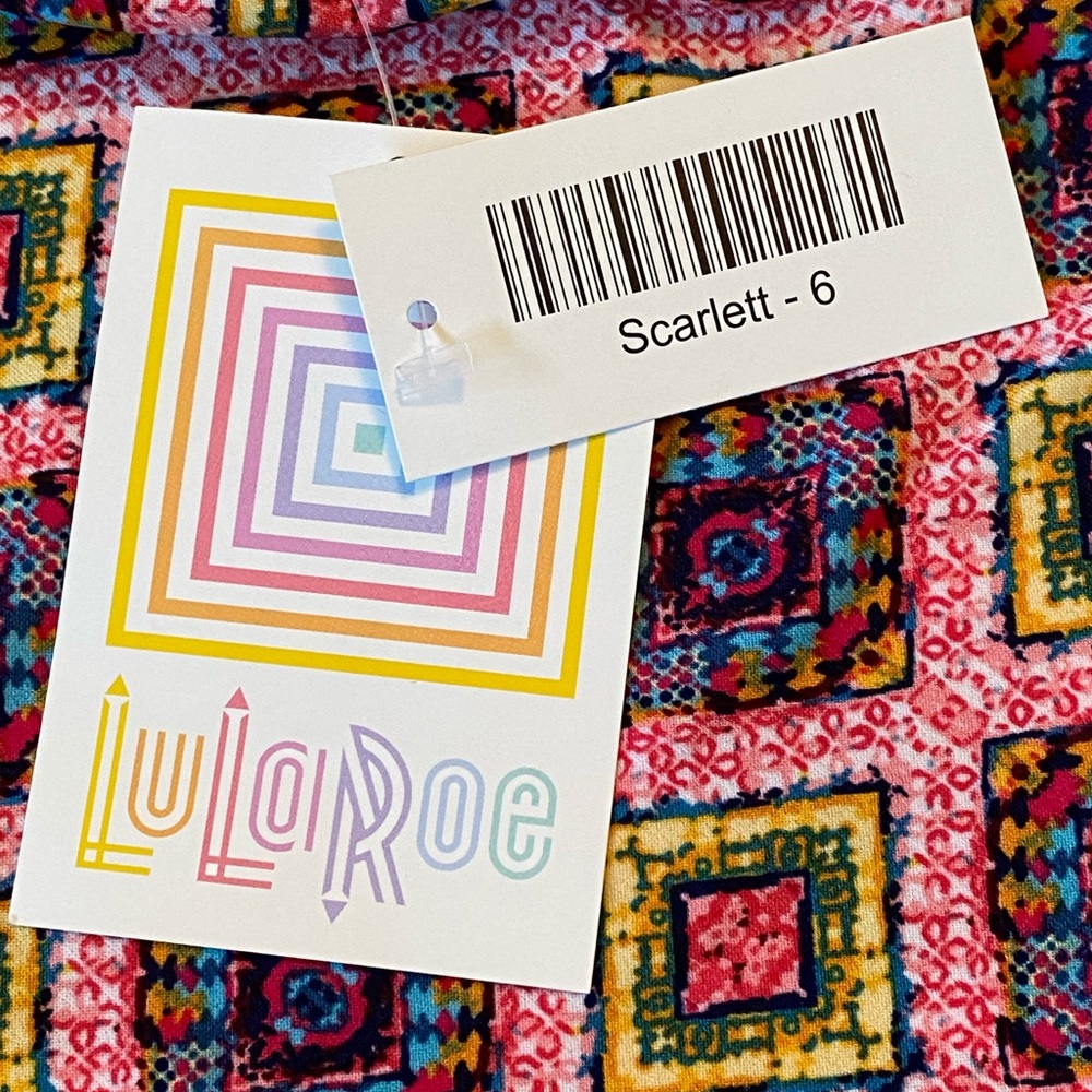 LuLaRoe KIDS Scarlett Dress Size 6 NWT - Picture 11 of 16